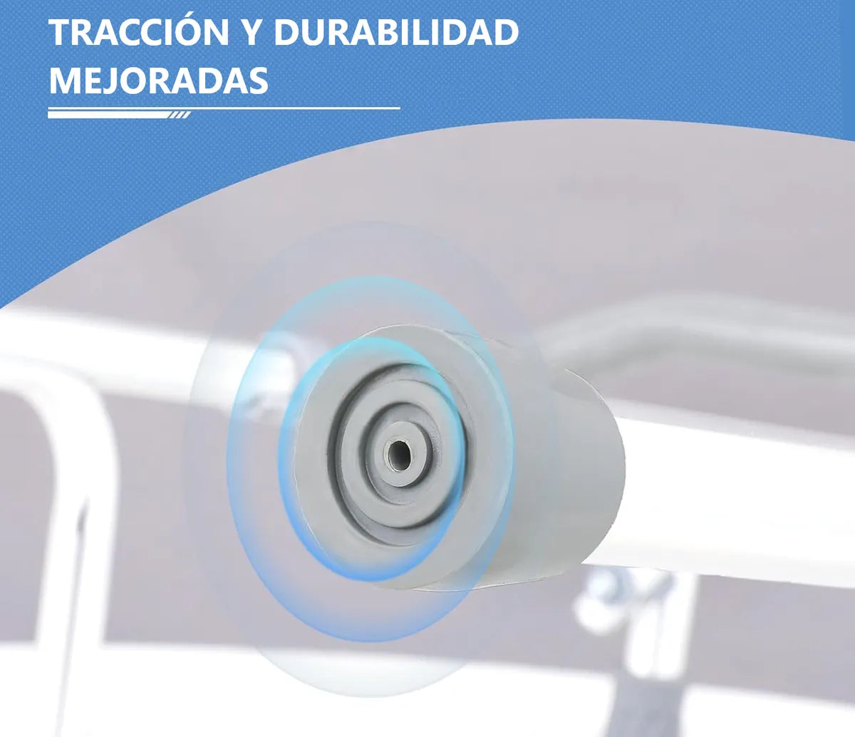 Andador Aluminio Ortopédico Plegable regulable Con Función Paso A Paso