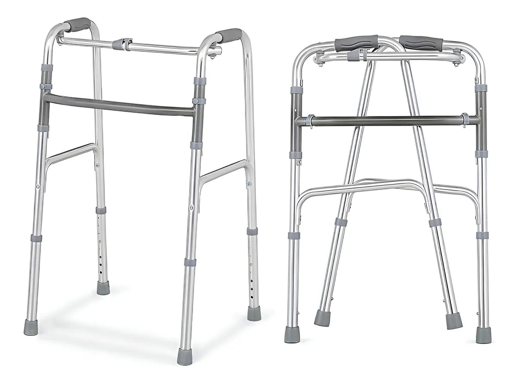 Andador Aluminio Ortopédico Plegable regulable Con Función Paso A Paso