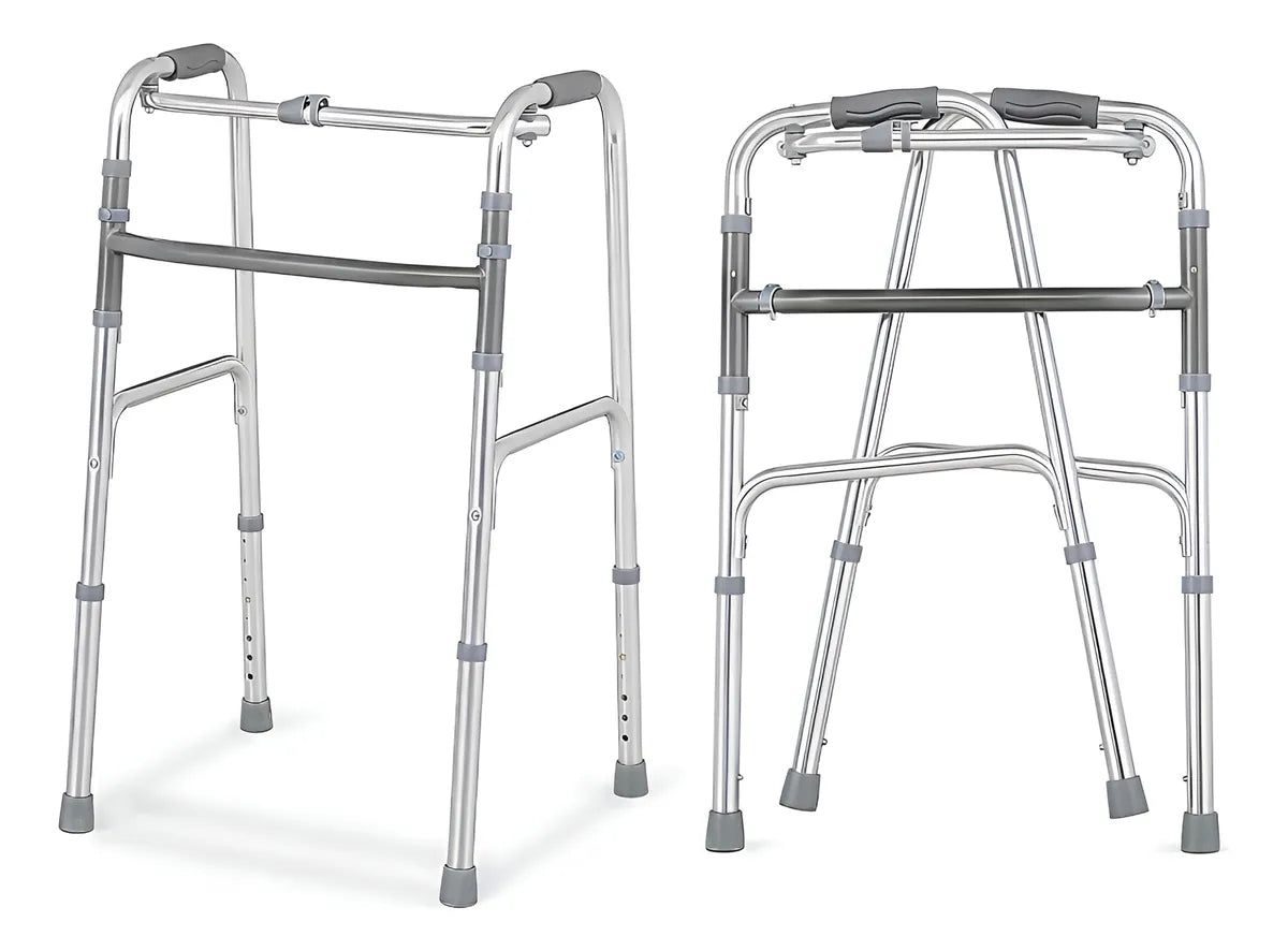 Andador Aluminio Ortopédico Plegable regulable Con Función Paso A Paso